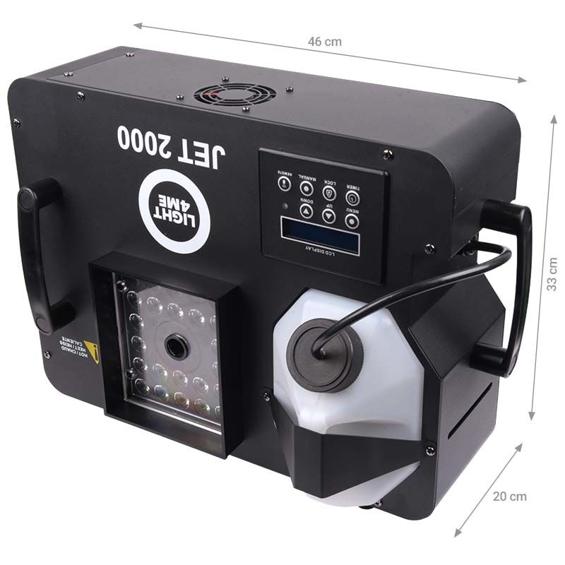 Light4 Me JET 2000 vertikal røgmaskine