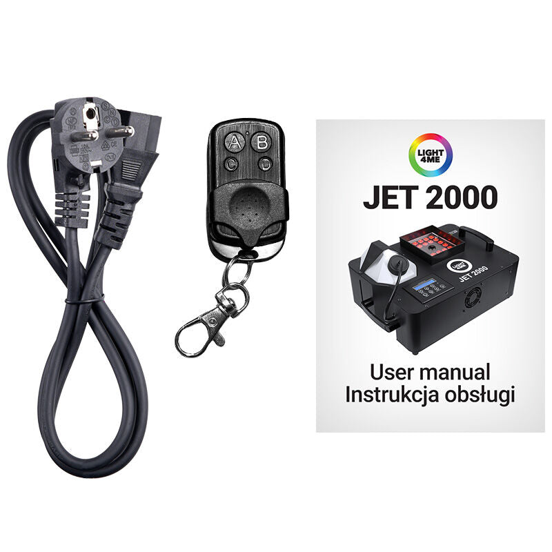 Light4 Me JET 2000 vertikal røgmaskine