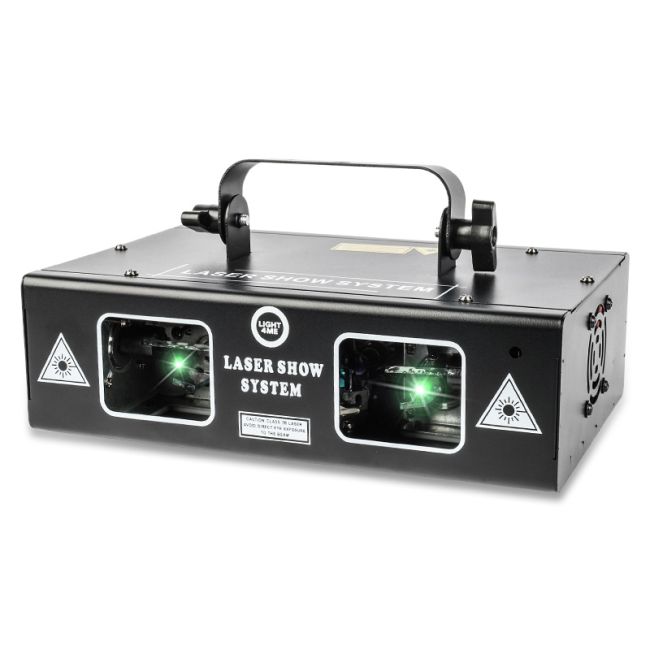 LIGHT4ME LASER RGB GEOMETRISK 350mW laserprojektor