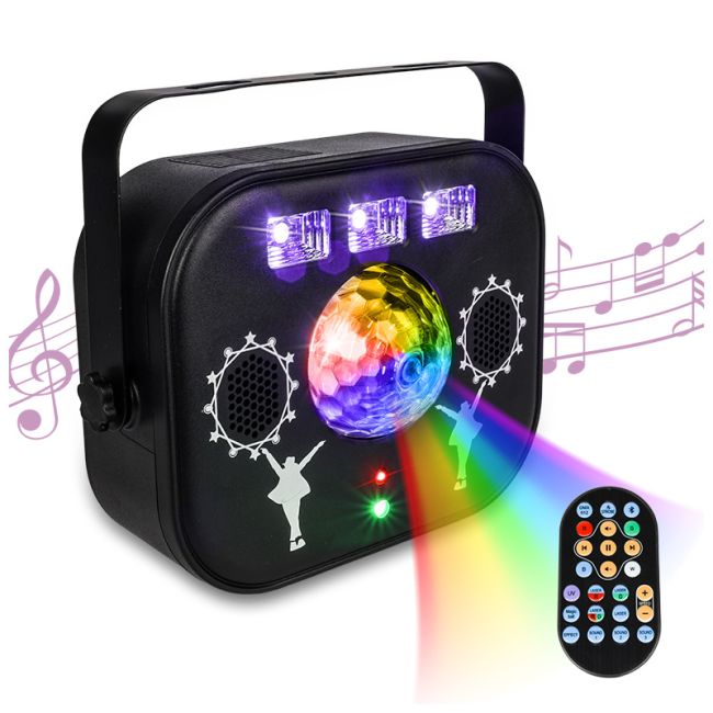 LIGHT4ME MULTIBOX multi-effekt LED disko laserlys