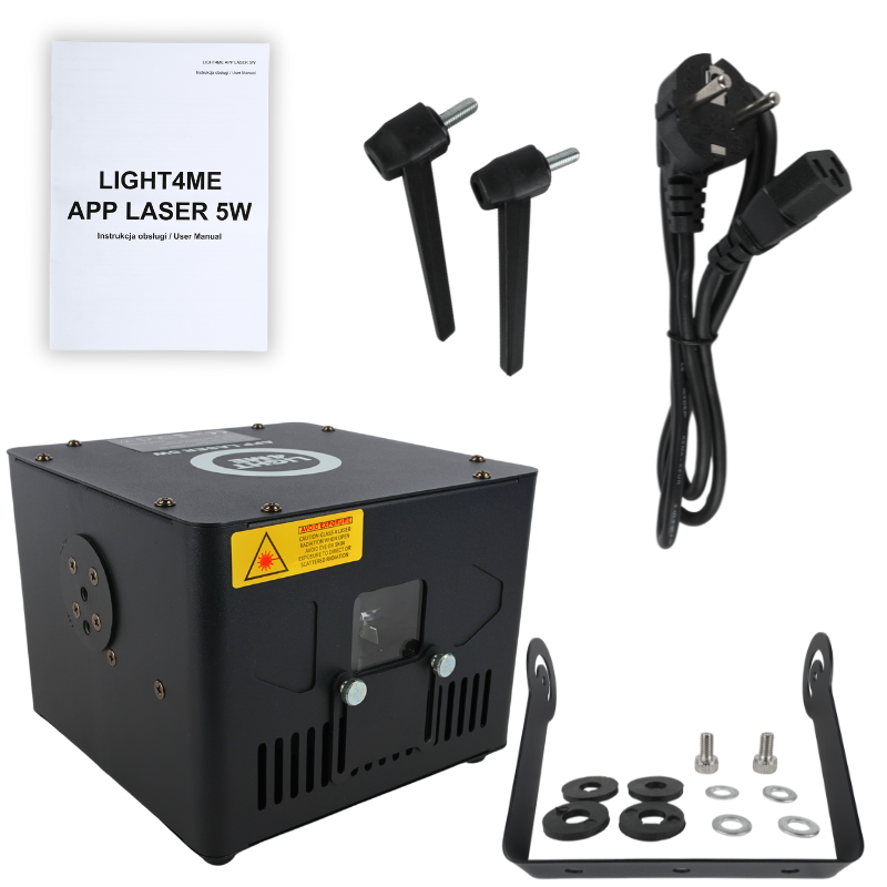 Light4Me 5 W laser med RGB og app-styring