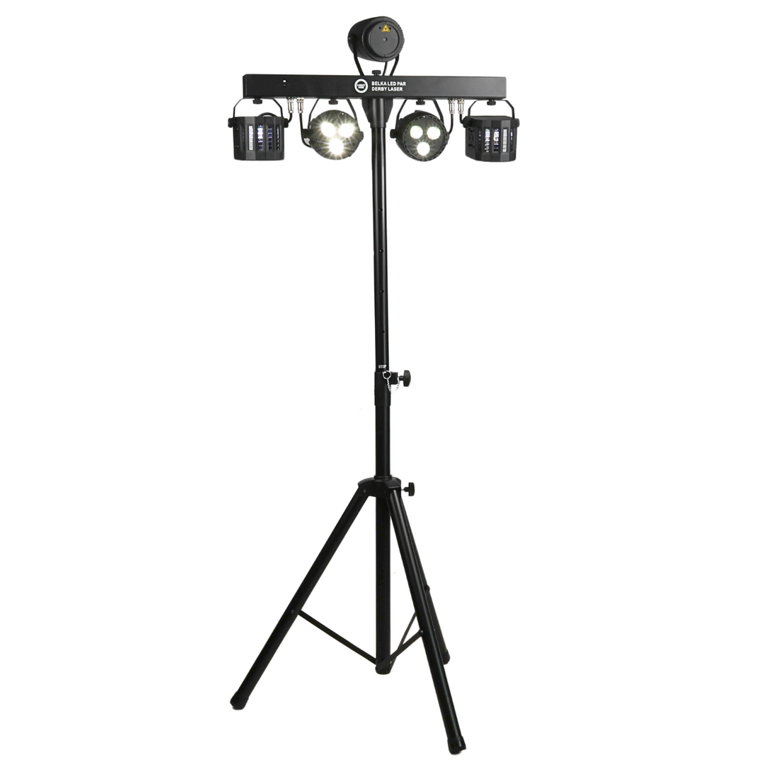 Light4Me T-Bar LED Par Derby Laser MultiBar