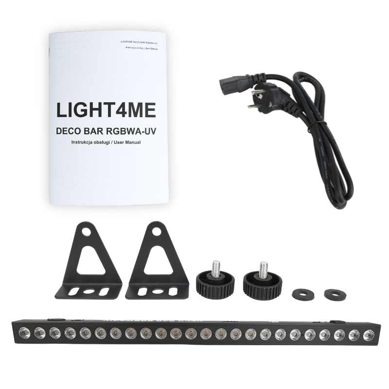 Light4Me DECO BAR RGBWA-UV LED Bar 24x1W