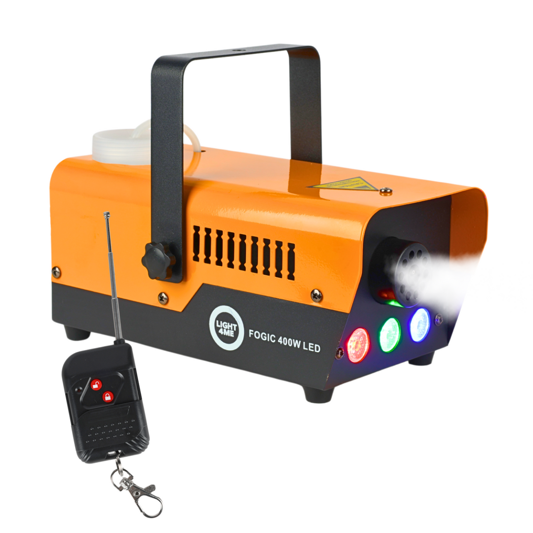 Light4Me FOGIC 400W Røgmaskine Med LED