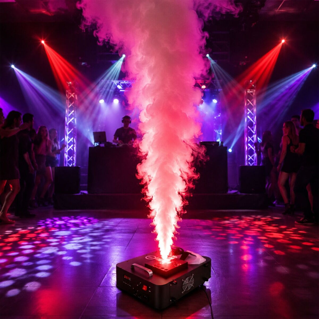 Light4Me JET-1500LED Vertikal Røgmaskine LED