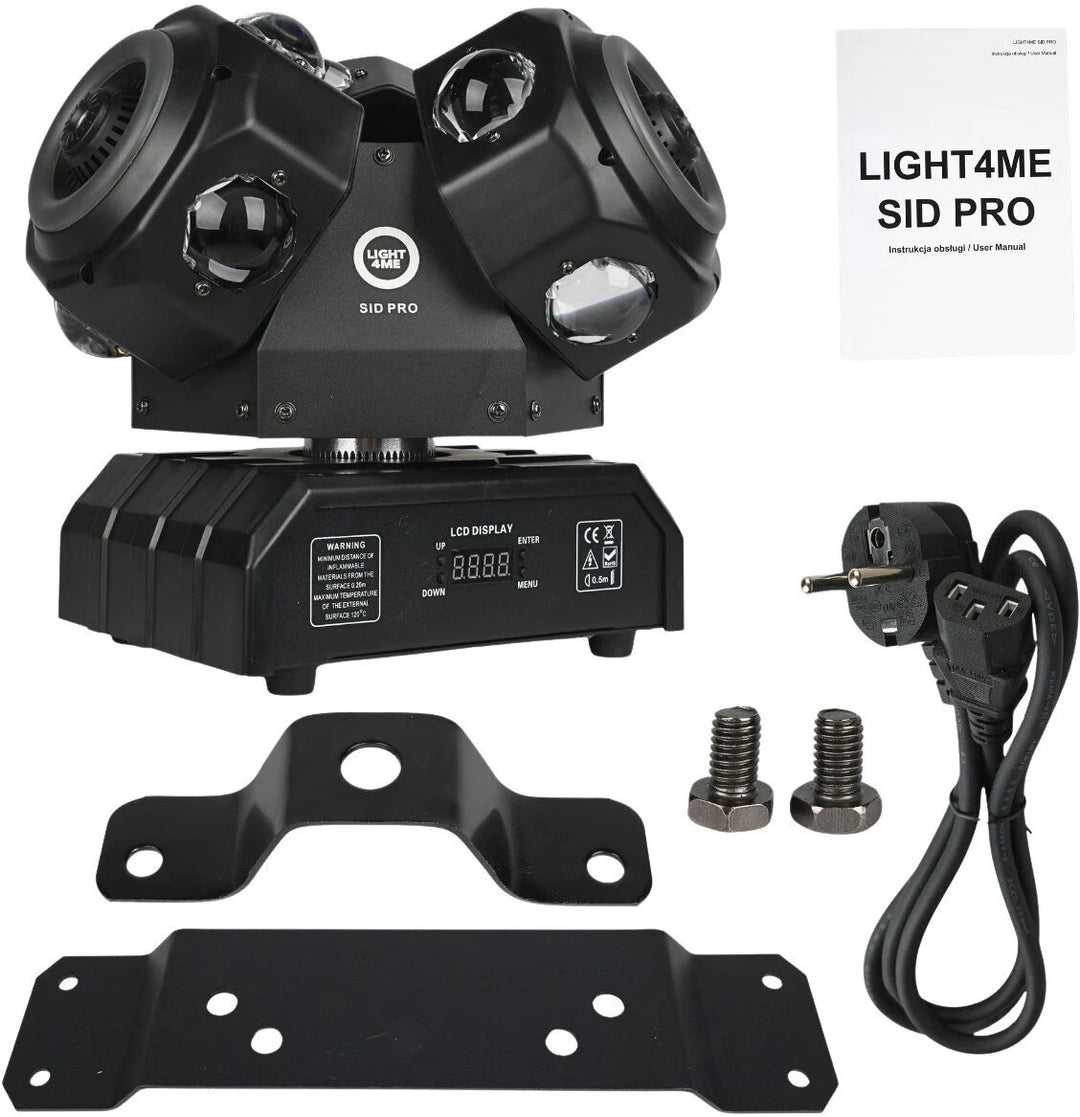 Light4Me Sid Pro 5-i-1 multieffektlampe