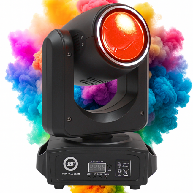 LIGHT4ME TWIN HALO BEAM dobbelt moving head