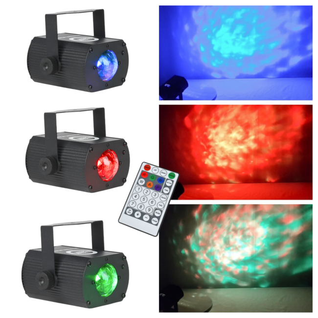 Light4Me Water Wave 3W RGB lyseffekt