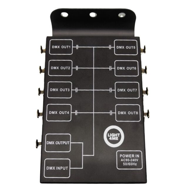 LIGHT4ME XSPLIT 8 DMX-splitter