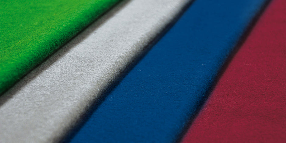 Molton Bagtæppe m. Øjer (Blå)