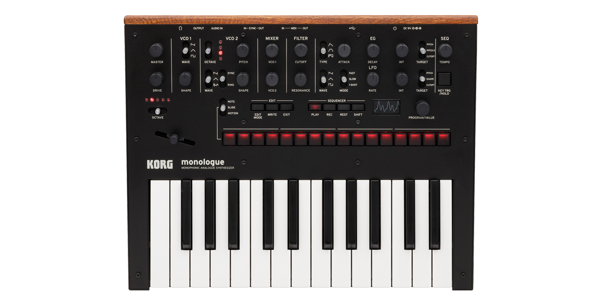 Korg Monologue Synthesizer (Sort)