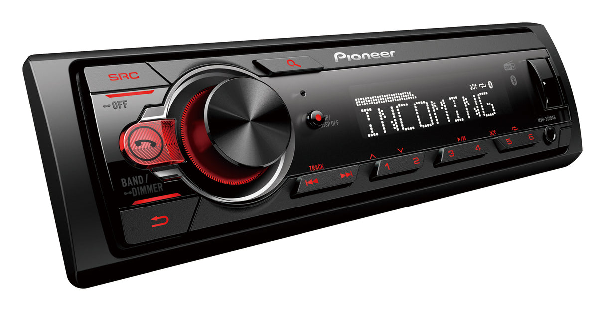 Pioneer MVH-330DAB Bilstereo Bluetooth FM/DAB+ Radio