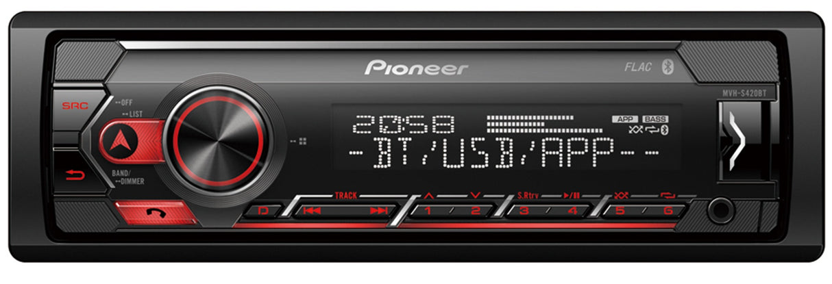 Pioneer MVH-S420BT Bilradio m. Bluetooth/Trådløs Telefoni