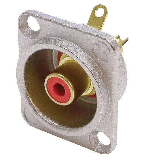 Neutrik NF2D-2 Phono D-type Chassis Stik