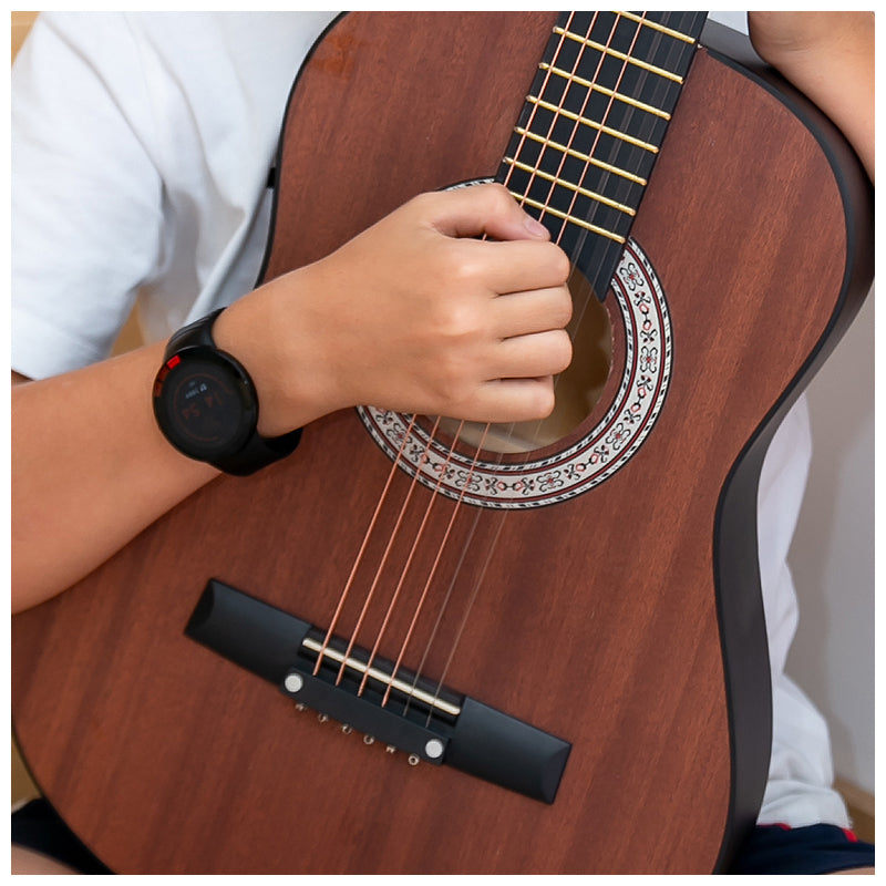 Akustisk børneguitar 1/2 – Mat Sort