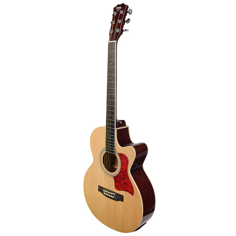 V-TONE EAG SET NT elektrisk akustisk guitar + forstærker, Naturel