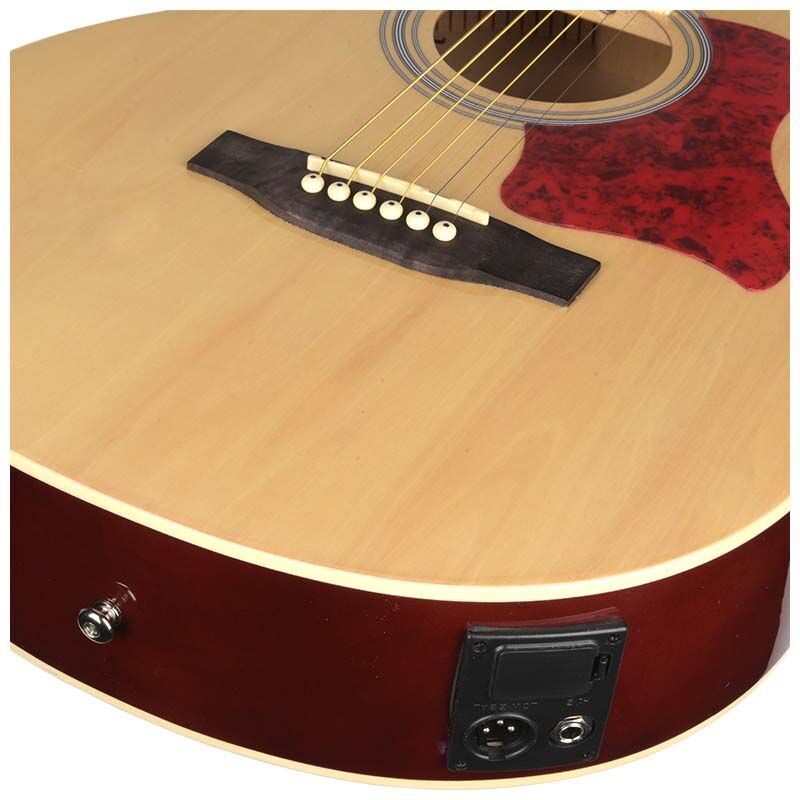 V-TONE EAG SET NT elektrisk akustisk guitar + forstærker, Naturel