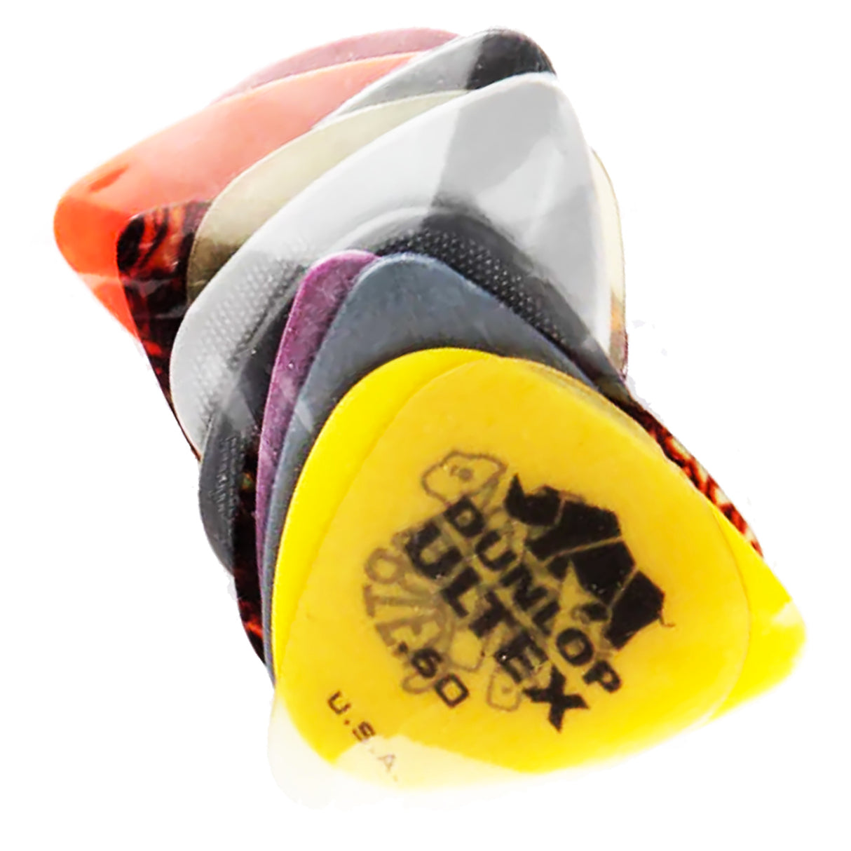 Dunlop PVP101 Plektre 12 stk. Blandet (Light/Medium)