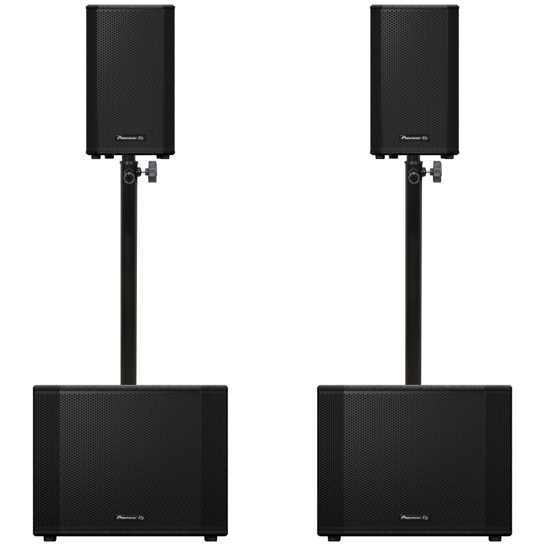 Pioneer DJ 2x XPRS-1152ST + 2x XPRS-82 Bundle