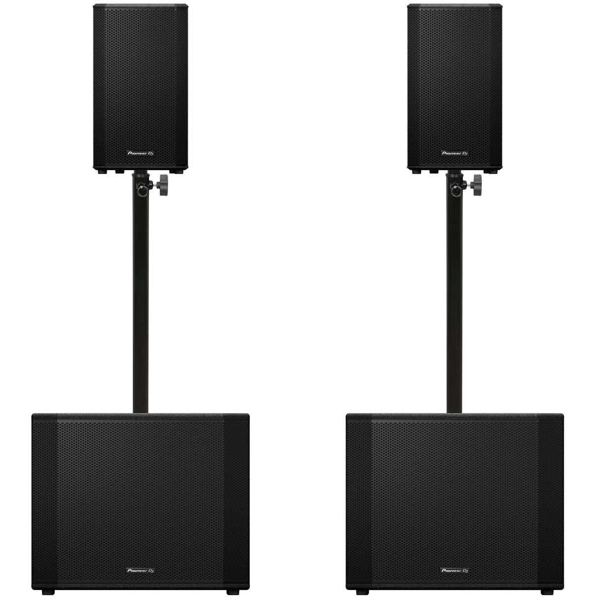 Pioneer DJ 2x XPRS-1182ST + 2x XPRS-102 Bundle