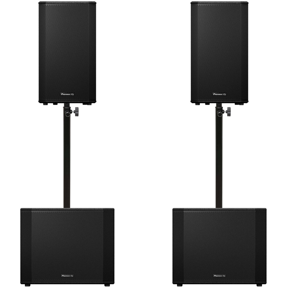 Pioneer DJ 2x XPRS-1182ST + 2x XPRS-122 Bundle