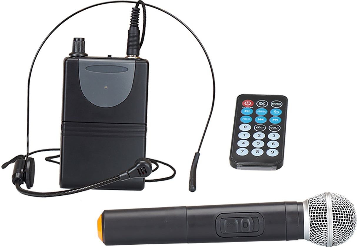 Ibiza PORT12HS VHF Transportabel Højttaler (Sort, 700W)