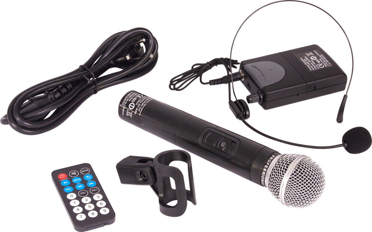 Ibiza PORT12HS VHF Transportabel Højttaler (Sort, 700W)