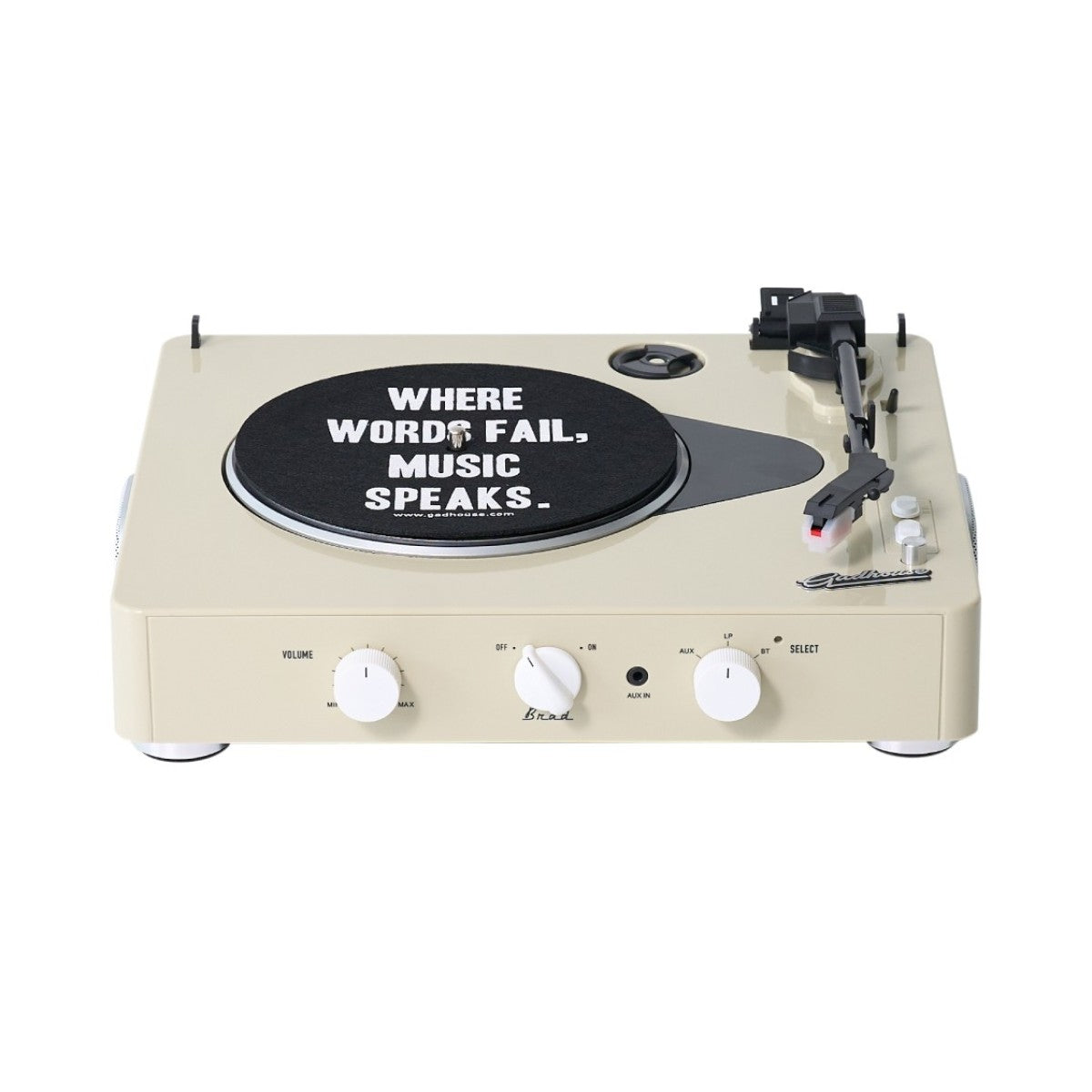 Crosley Brad Retro MK ll Pladespiller, Ivory