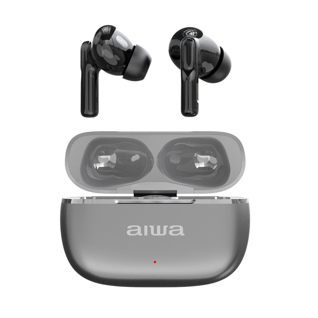 AIWA ETWS-160 True Wireless Earbuds med ANC, ENC og Bluetooth 5.4