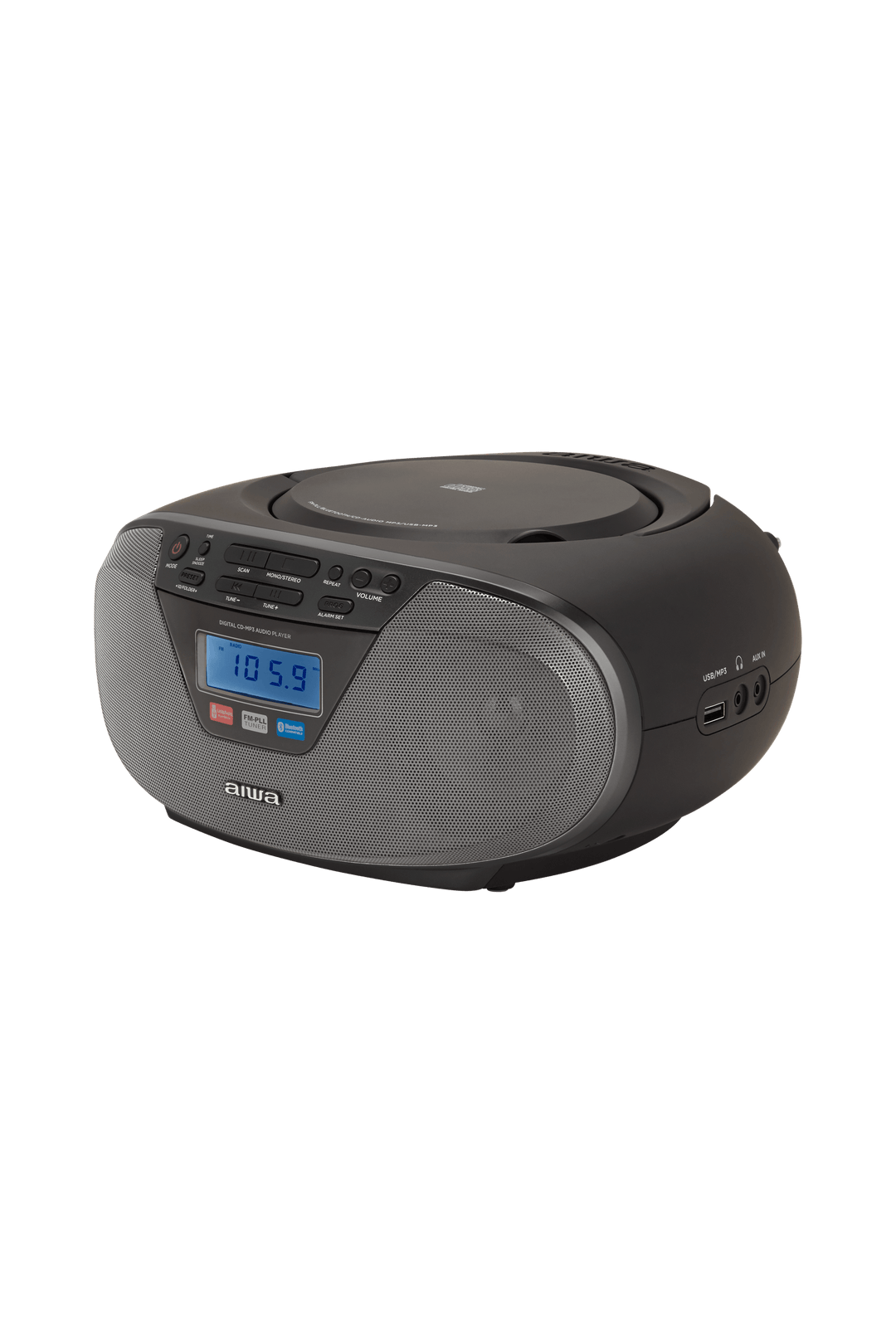 AIWA CDT-200 Boombox – CD, Bluetooth, USB & FM-radio