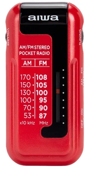 Aiwa RM-10RD bærbar radio, Rød