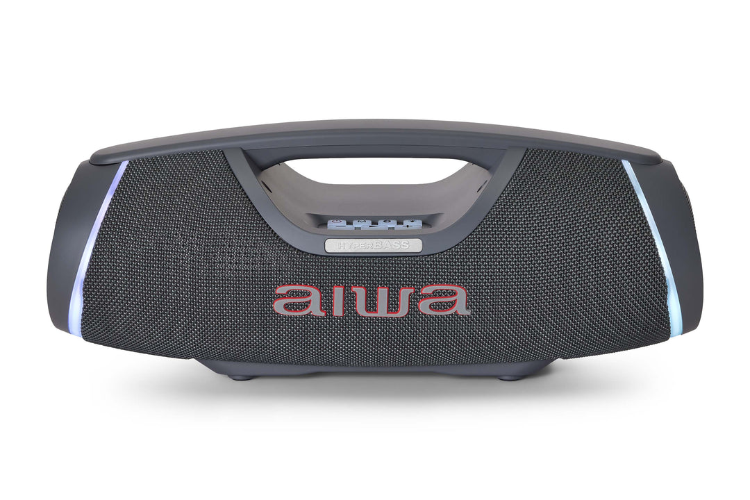 AIWA SPB-680 – 20W Portable Bluetooth Party Speaker med RGB-lys, Grå