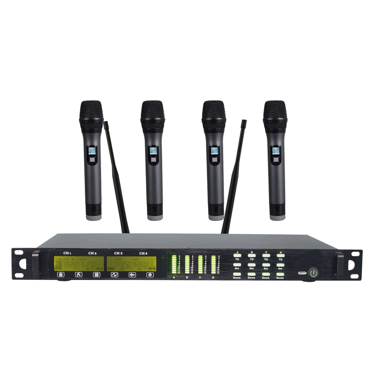 RETURVARE - Renton Pro Trådløs Mikrofon (4 kanaler)