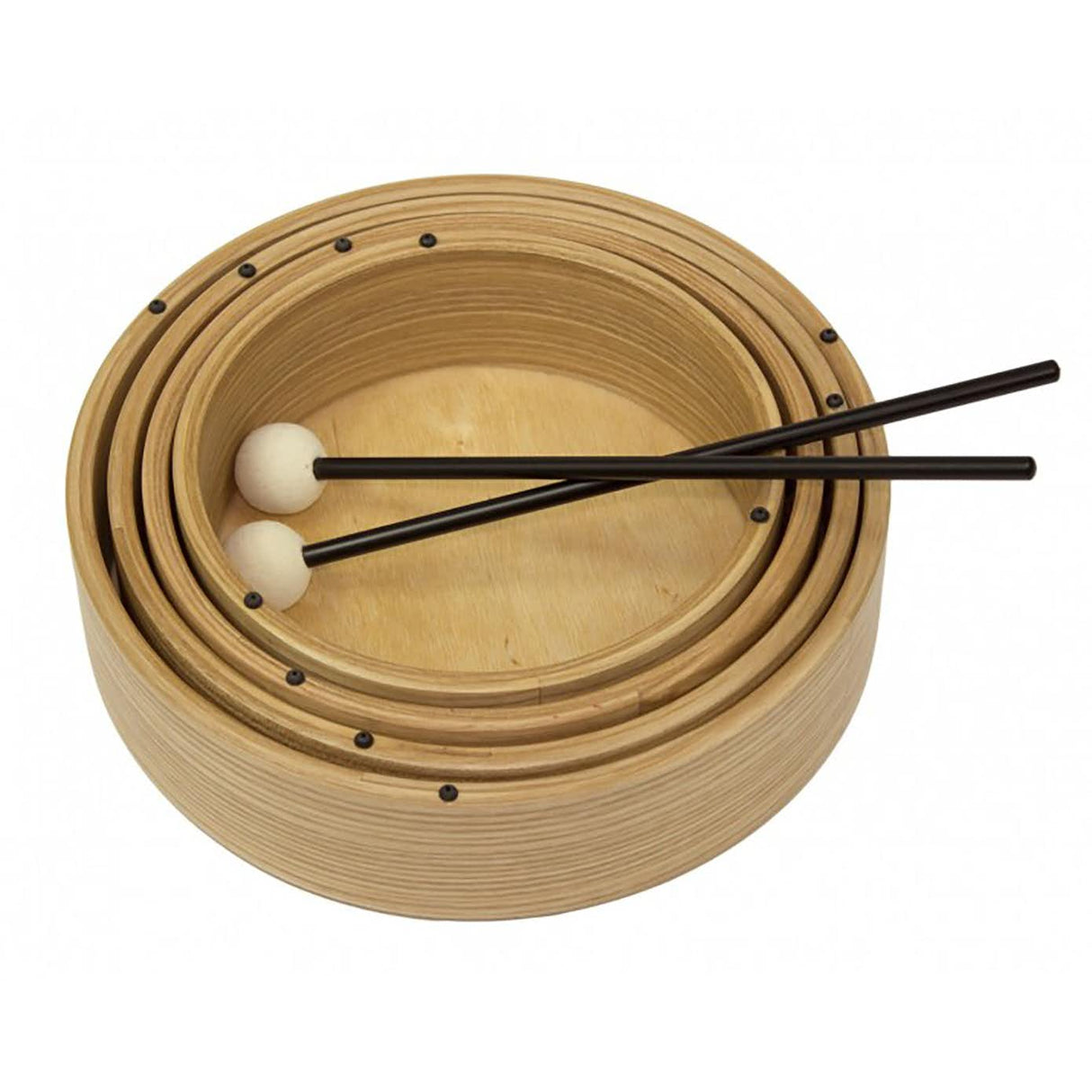 Trommesæt af træ til børn (Multi farvet)