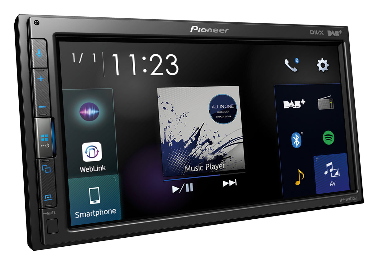 Pioneer SPH-EVO62DAB-208 Apple CarPlay, DAB Radio og Bluetooth