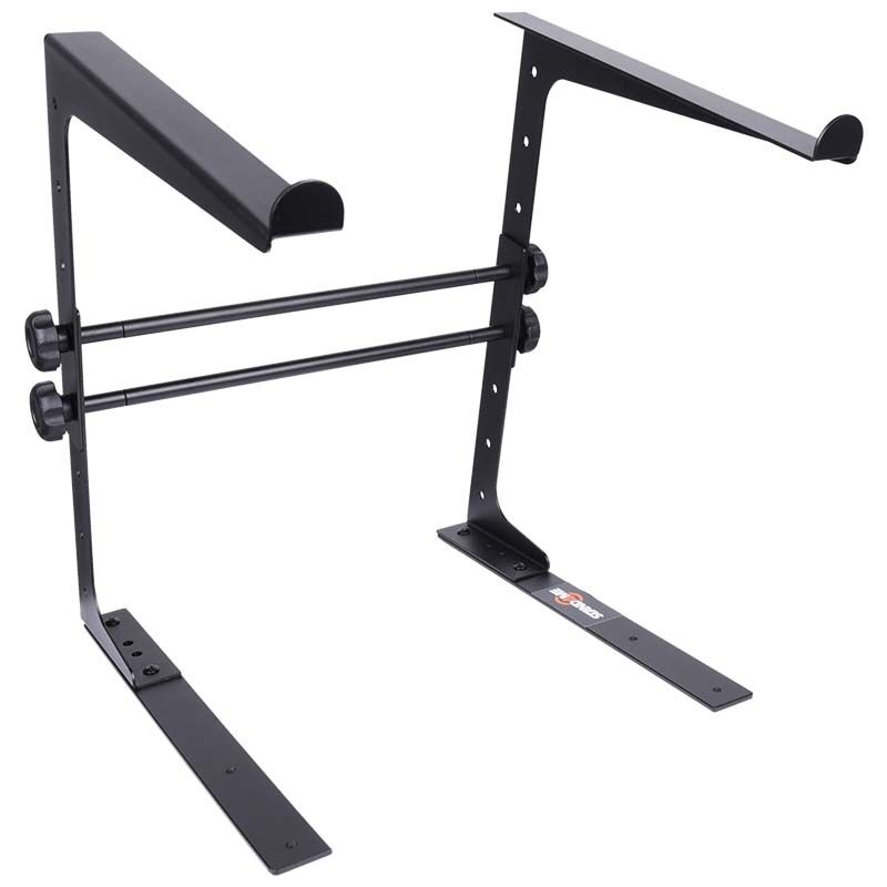 Laptopstativ med monteringsbeslag – justerbart til 12–17", Sort