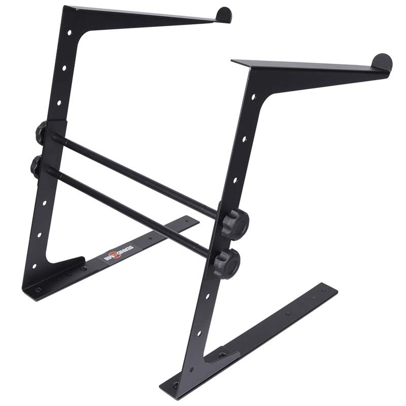 Laptopstativ med monteringsbeslag – justerbart til 12–17", Sort