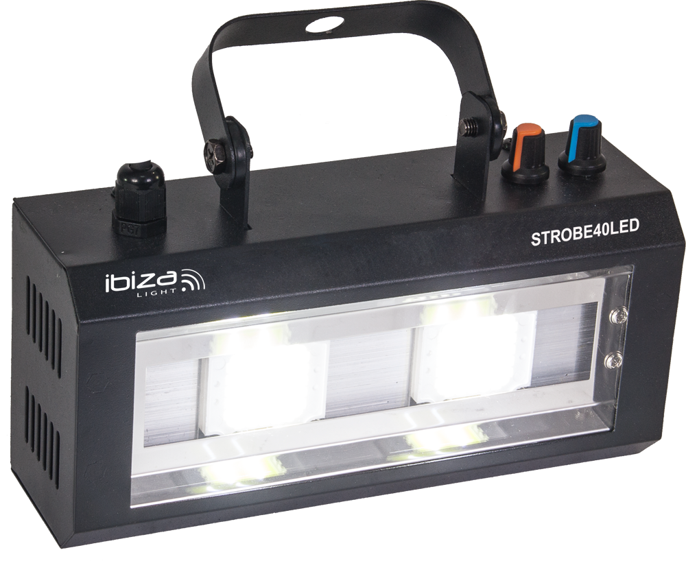 Ibiza LED Strobelys (2x20W)