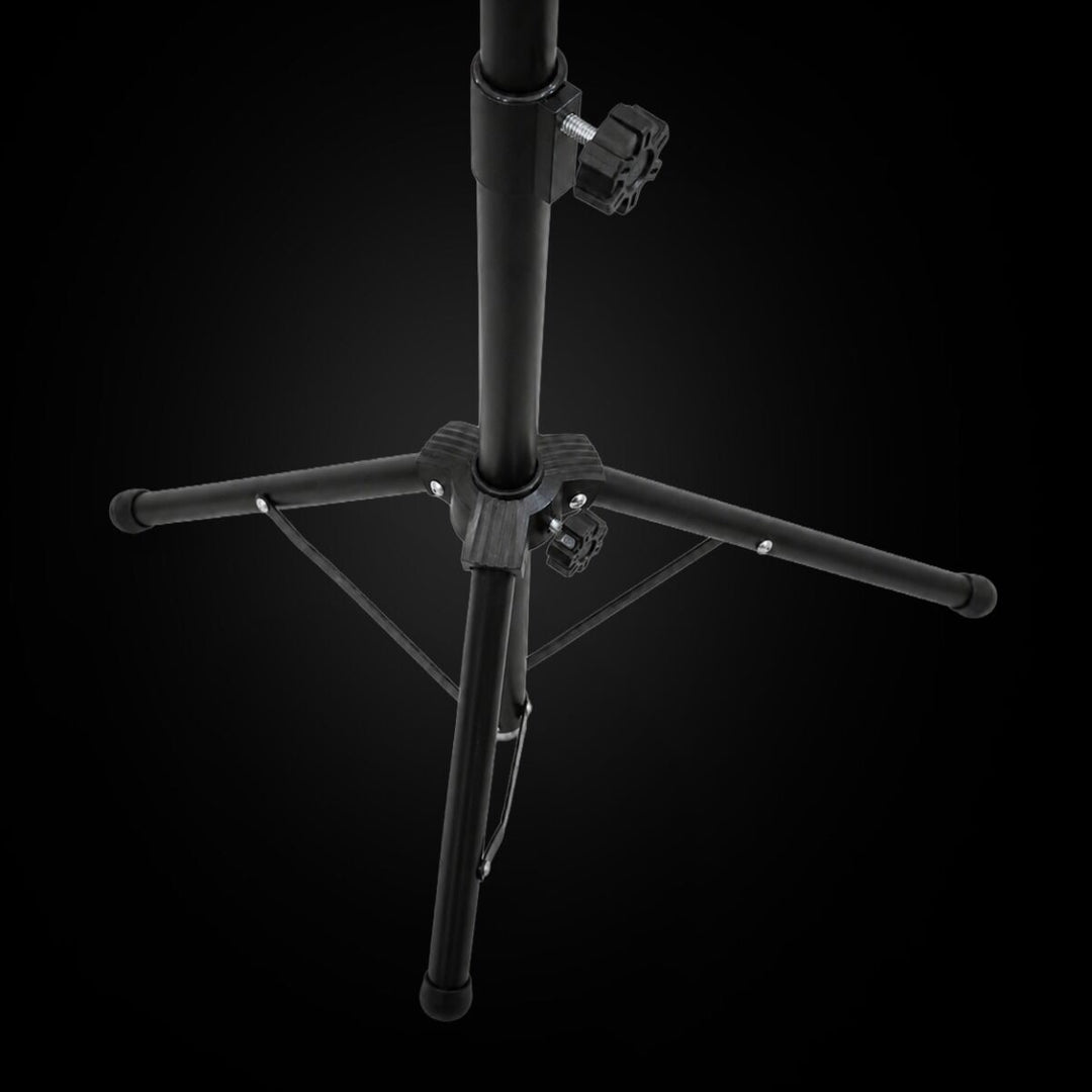 D4 Nodestativ Justerbart 82-146 cm, Sort