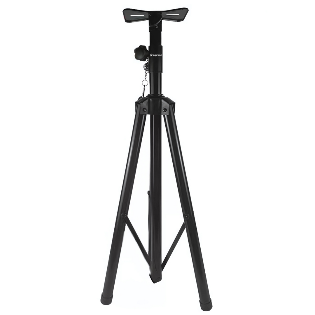 Højttalerstativ Tripod Sort med Sikkerhedspind