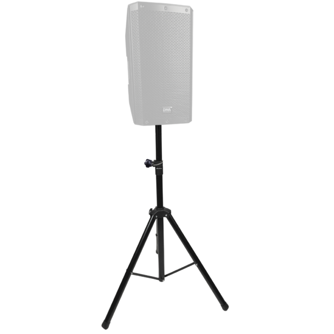 Højttalerstativ Tripod Sort med Sikkerhedspind