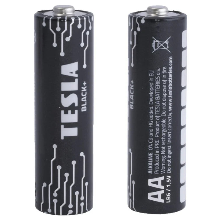 Tesla Black+ AA Batterier (50 stk)