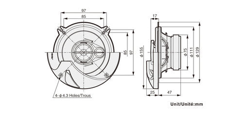 Pioneer TS-R1350S Bilhøjttaler (13cm, 5,25")