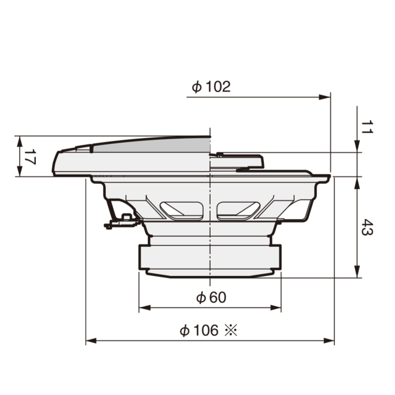 Pioneer TS-G1020F 2-vejs Bilhøjttalere (10cm, 4")