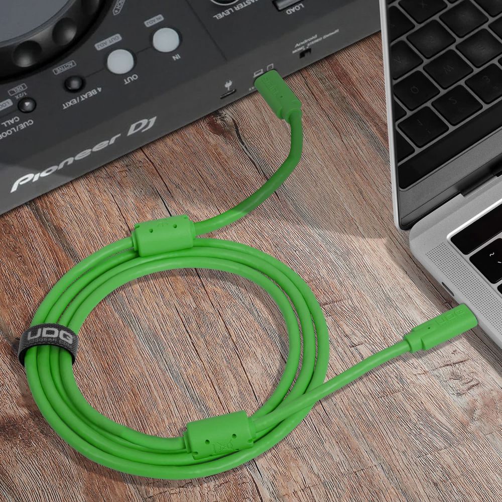 UDG Ultimate Cable USB 3.2 C-C Grøn Straight 1,5m