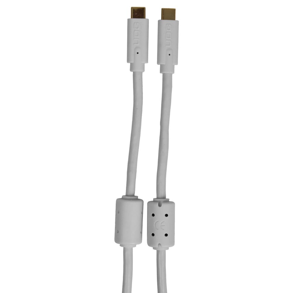 UDG Ultimate Cable USB 3.2 C-C Hvid Straight 1,5m