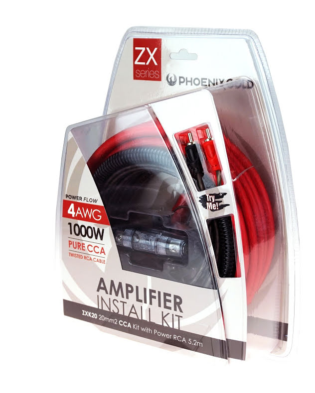 Phoenix Gold 2-kanals Bil Forstærker Kabelsæt (20mm2)