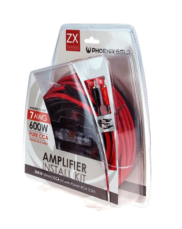 Phoenix Gold 2-kanals Bil Forstærker Kabelsæt (10mm2)