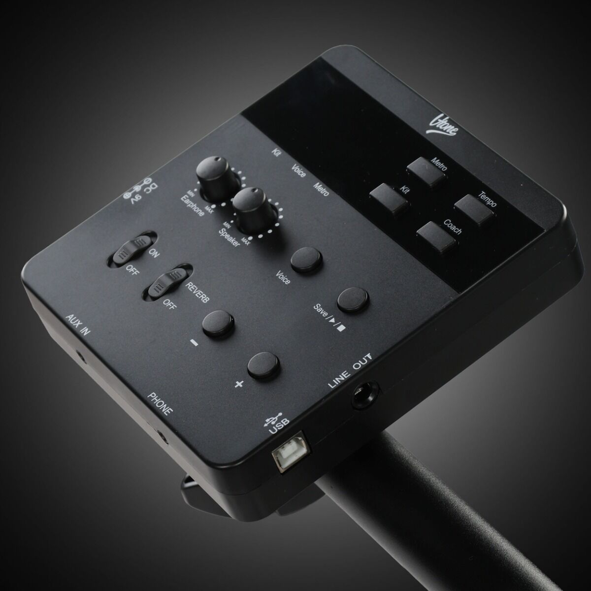 V-TONE ELD1 Elektronisk Trommesæt med 7 Belyste Mesh-Pads