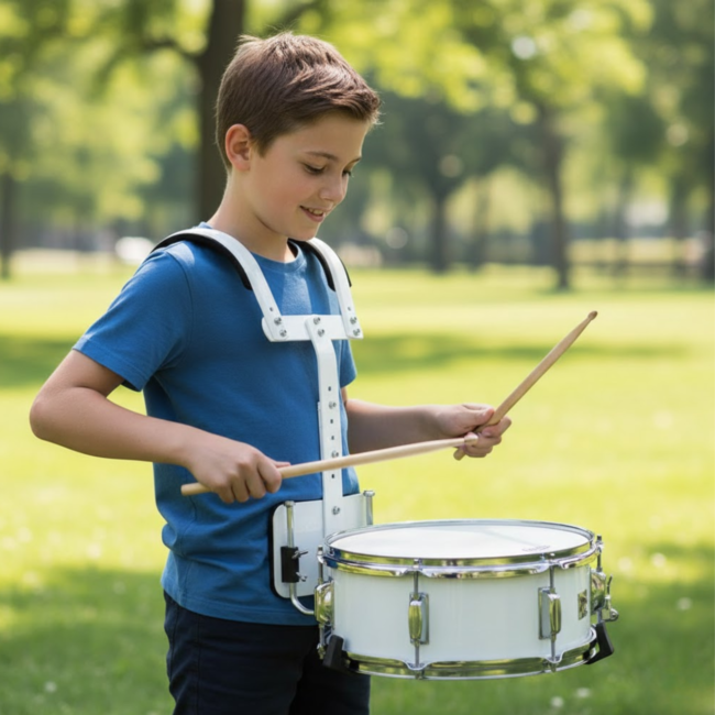 V-TONE MSD 14 march-lilletromme med bæresele